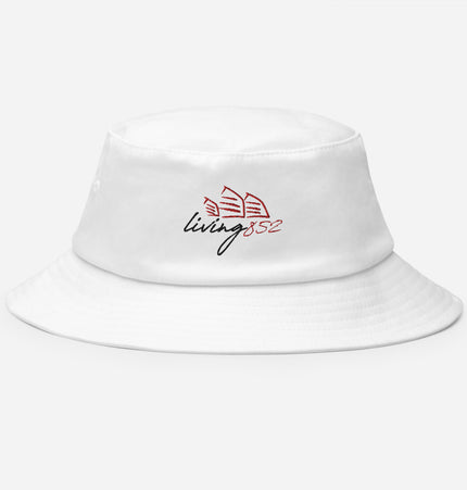 Living852 Logo Lockup | Old School Bucket Hat