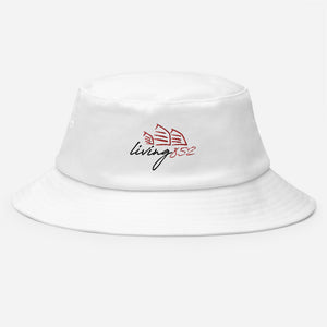 Living852 Logo Lockup | Old School Bucket Hat