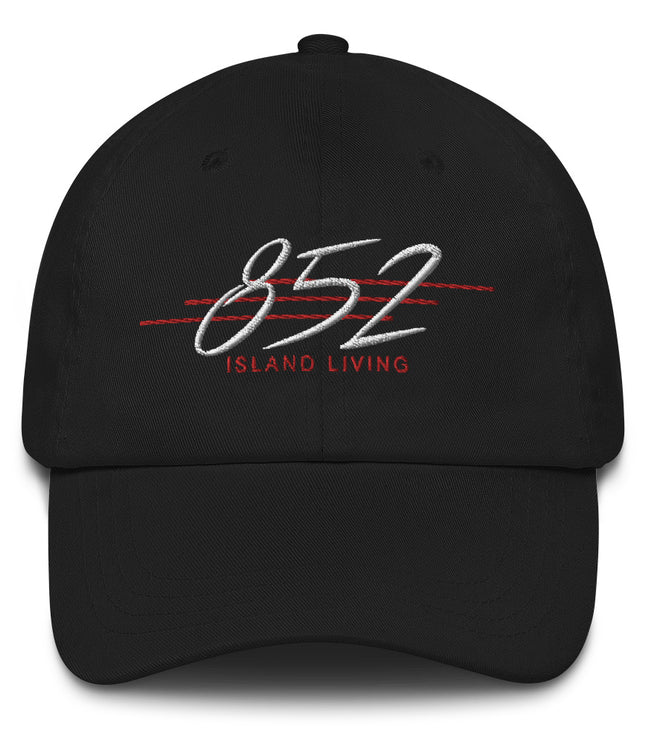 852 Island Living Retro Cool (WHITE/RED Thread) | Dad hat