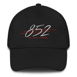 852 Island Living Retro Cool (WHITE/RED Thread) | Dad hat