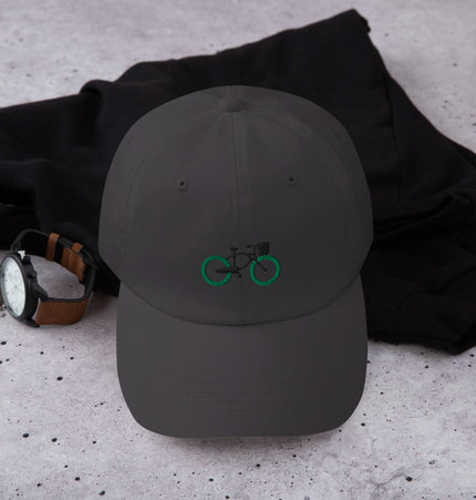 Mui Wo Bike Life Green Wheel | Dad hat