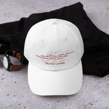 852 Island Living Retro Cool (WHITE/RED Thread) | Dad hat