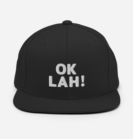 OK LAH! Bubble Text | Snapback Hat