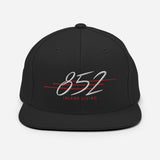 852 Island Living Retro Cool (WHITE/RED Thread) | Snapback Hat