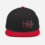 H + K Stack Side Adjusted | Flat Brim Snapback Hat