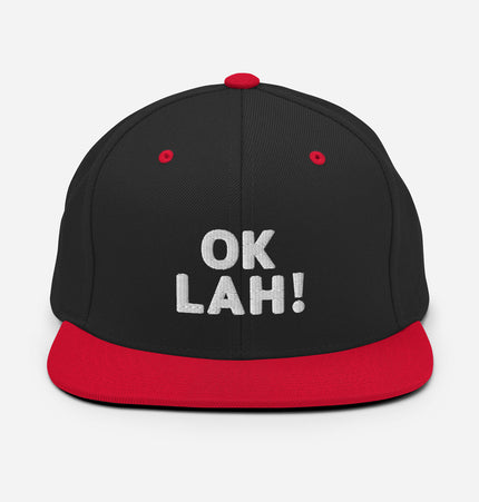 OK LAH! Bubble Text | Snapback Hat