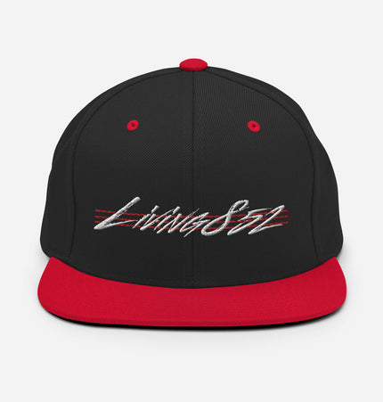 Living852 Throwback (WHITE/RED Thread) | Snapback Hat