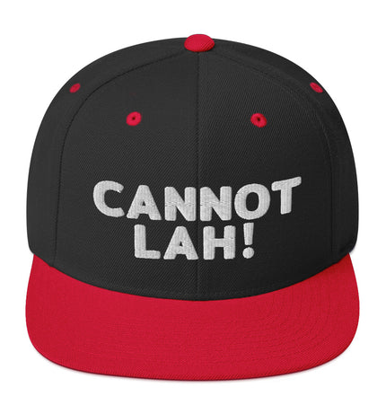 Cannot Lah! Bubble Text | Snapback Hat