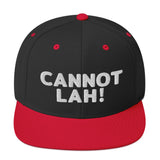 Cannot Lah! Bubble Text | Snapback Hat