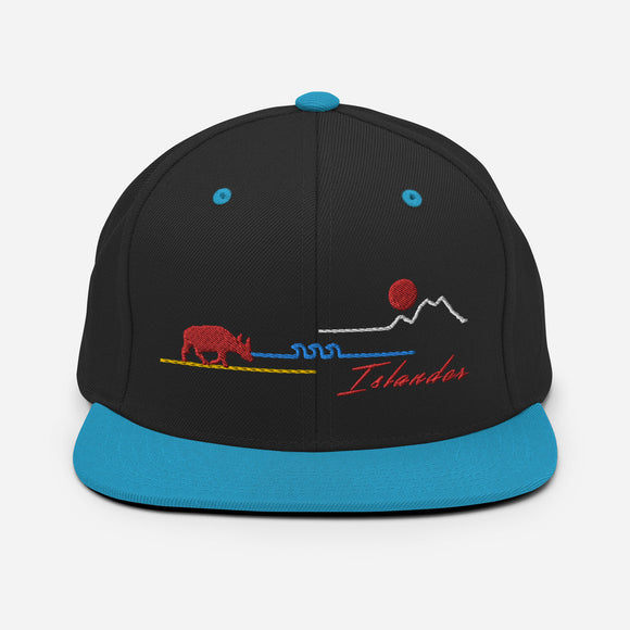 Lantau Islander | Flat Brim Snapback Hat