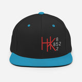 H + K Stack Side Adjusted | Flat Brim Snapback Hat