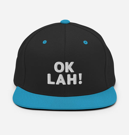 OK LAH! Bubble Text | Snapback Hat