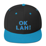 Ok Lah! Bubble Text (BLUE/GRN) | Snapback Hat