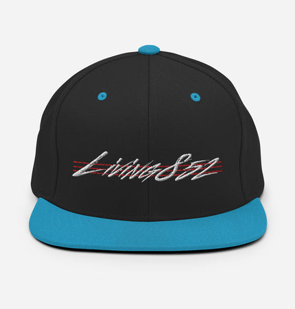 Living852 Throwback (WHITE/RED Thread) | Snapback Hat