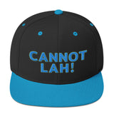 Cannot Lah! Bubble Text (BLUE/GRN) | Snapback Hat