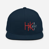 H + K Stack Side Adjusted | Flat Brim Snapback Hat