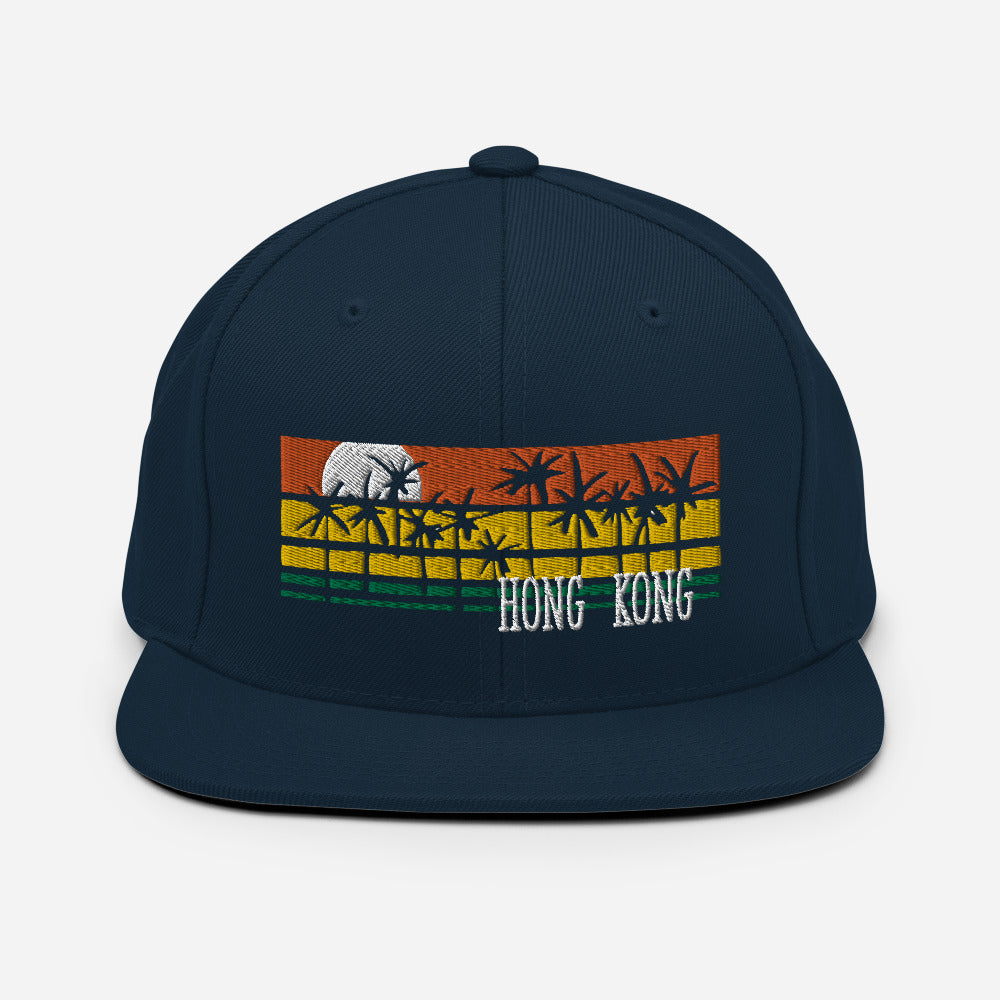 Hong Kong Palm Dream Snapback Hat