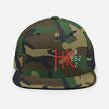 H + K Stack Side Adjusted | Flat Brim Snapback Hat