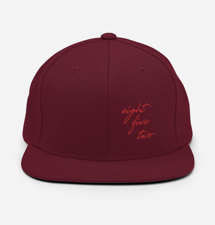 Eight Five Two Script | Snapback Hat