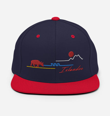 Lantau Islander | Flat Brim Snapback Hat