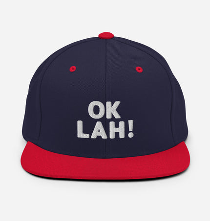 OK LAH! Bubble Text | Snapback Hat