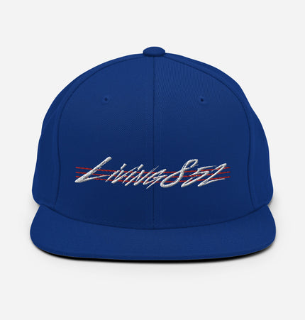 Living852 Throwback (WHITE/RED Thread) | Snapback Hat