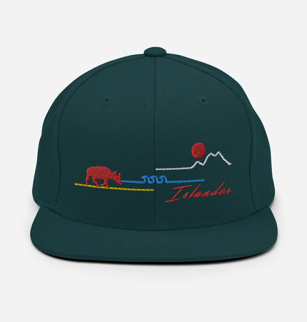 Lantau Islander | Flat Brim Snapback Hat