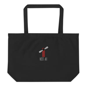 Hot AF - Digital | Large organic tote bag