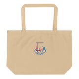 Mui Wo Trike Life (Wonderland) | Large organic tote bag