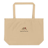 Beach Hair Don't Care | Large organic tote bag