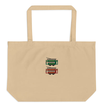 Hong Kong Ding Dings | Large organic tote bag