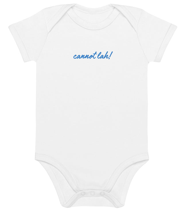 Cannot Lah! | Organic cotton baby bodysuit