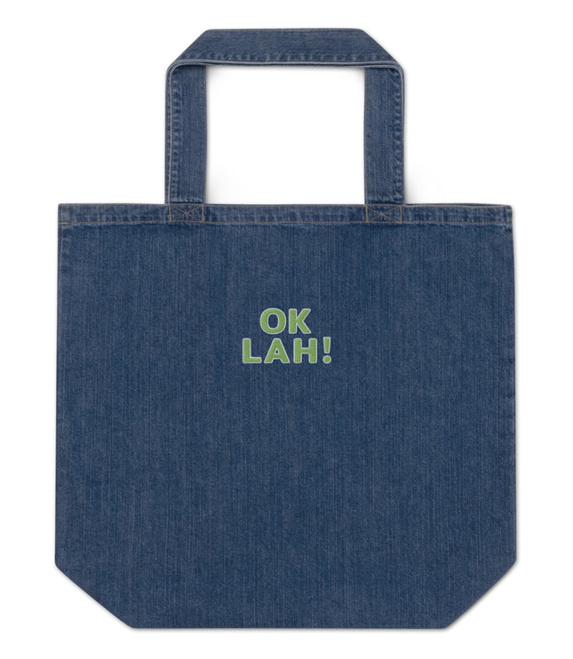 Ok Lah! | Organic denim tote bag