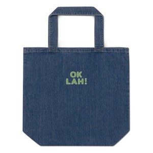 Ok Lah! | Organic denim tote bag