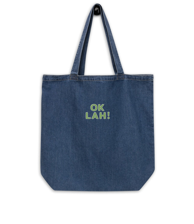 Ok Lah! | Organic denim tote bag