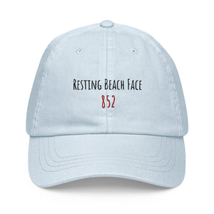 Resting Beach Face 852 | Pastel Baseball Dad Hat