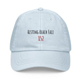 Resting Beach Face 852 | Pastel Baseball Dad Hat