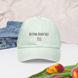 Resting Beach Face 852 | Pastel Baseball Dad Hat