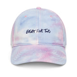 Eight Five Two Scrawl | Tie dye dad hat