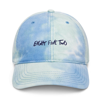 Eight Five Two Scrawl | Tie dye dad hat