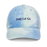 Eight Five Two Scrawl | Tie dye dad hat