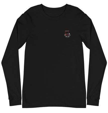 Mui Wo Trike Life (Red) | Unisex Long Sleeve Tee