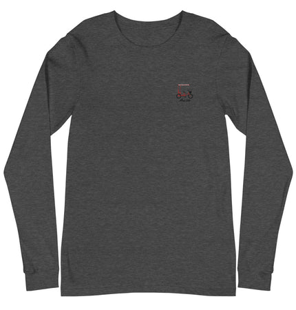Mui Wo Trike Life (Red) | Unisex Long Sleeve Tee