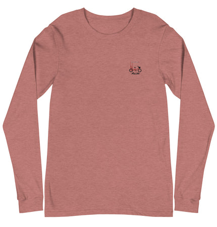 Mui Wo Trike Life (Red) | Unisex Long Sleeve Tee