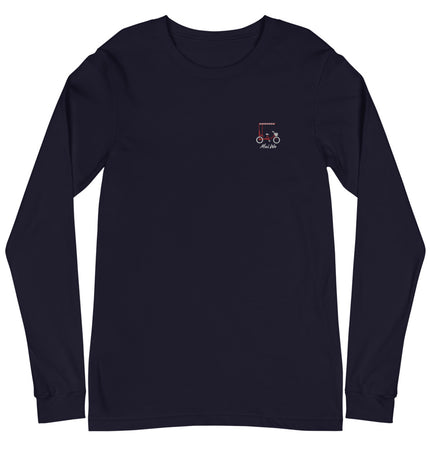 Mui Wo Trike Life (Red) | Unisex Long Sleeve Tee