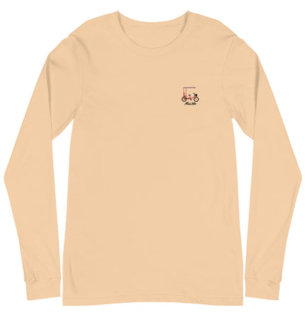 Mui Wo Trike Life (Red) | Unisex Long Sleeve Tee