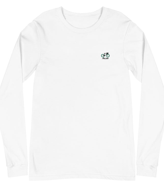 Mui Wo Bike Life Green Wheel | Unisex Long Sleeve Tee
