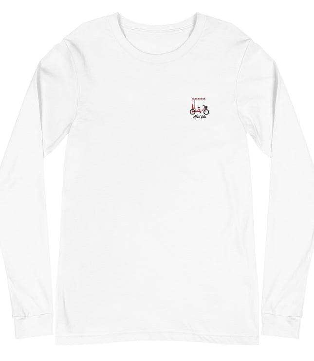 Mui Wo Trike Life (Red) | Unisex Long Sleeve Tee