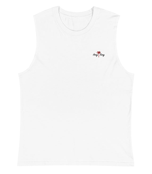 Hong Kong Palm (RED/WHITE Thread) | Muscle Shirt
