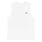 Hong Kong Palm (RED/WHITE Thread) | Muscle Shirt